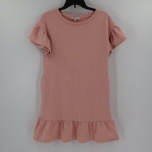 LOFT Women's Light Pink Short Sleeve Sweater w Pockets Dress Size Small